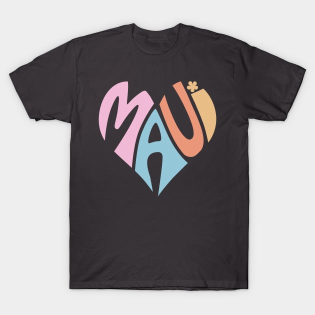 Maui Heart T-Shirt by Etopix